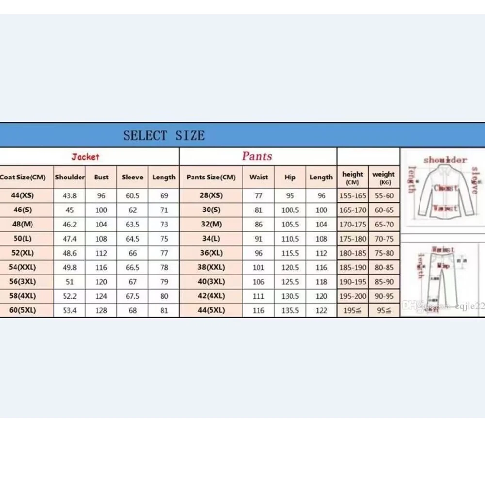 2024 Tailor Made Mens Suit Elegant Embroidery Men\'s Wedding Prom Suits Mens Suits 3 Pieces (Jacket+Pants+Vest) 004