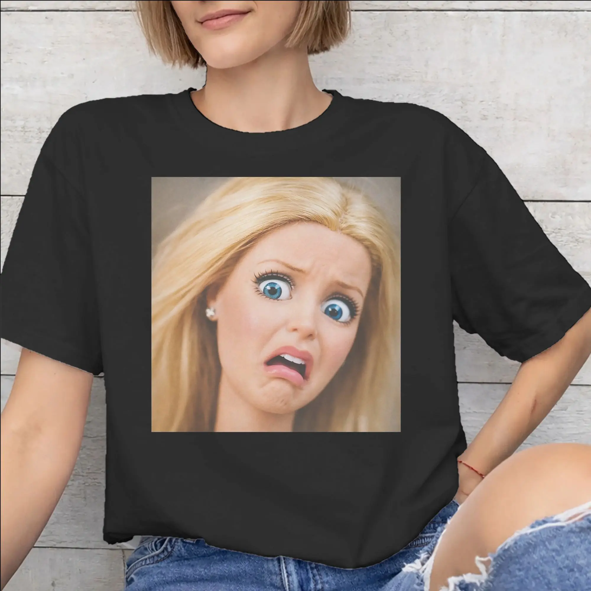 Men Women  Disgusted FACE Meme Shirt Cotton Graphic Printing Tee Shirts  Clothing Outfits
