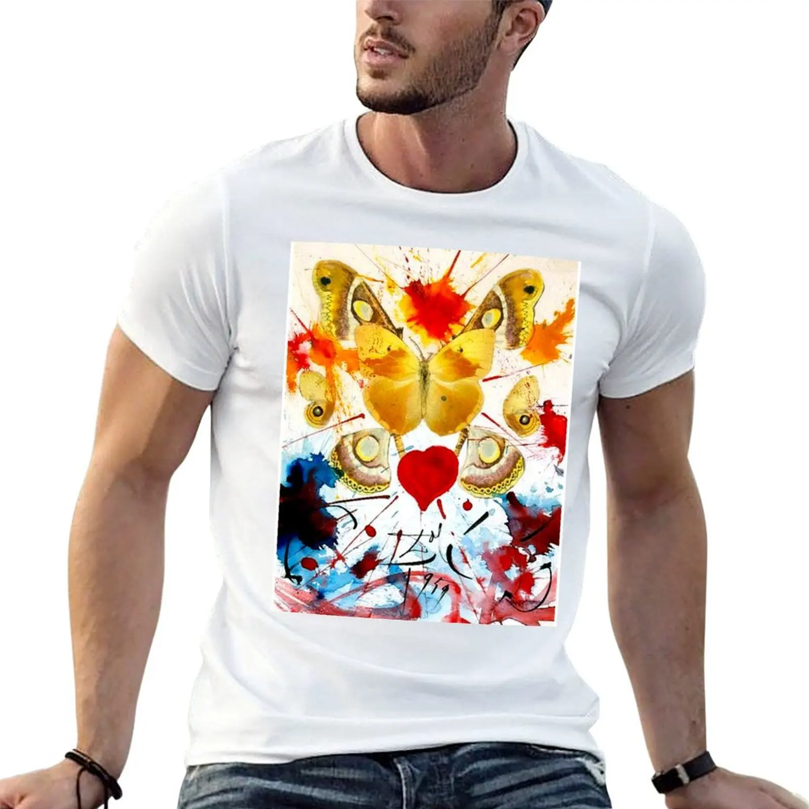 

Vintage 1959 Extravaganza Abstract Print T-Shirt t shirt men 100% cotton luxury brand t shirt man plain T-Shirt