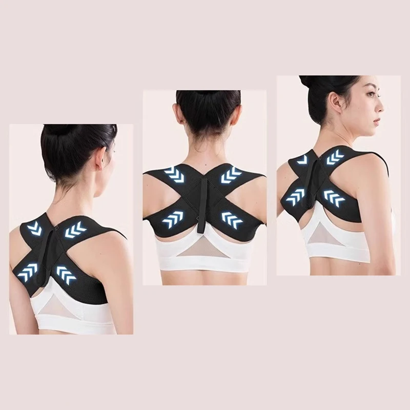 Back Brace Posture Corrector Belt Lumbar Shoulder Support Breathable Elastic Back Posture Correction Back Spine Orthopedic Brace