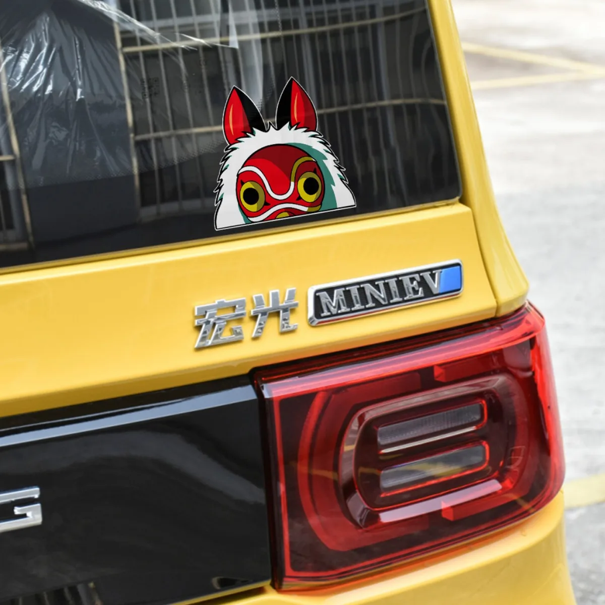 Faceless Male JDM Modified Reflective motorcycle accessories Car Body Window Rear Windshield Laptop Graffiti  Decal Stickers image 3