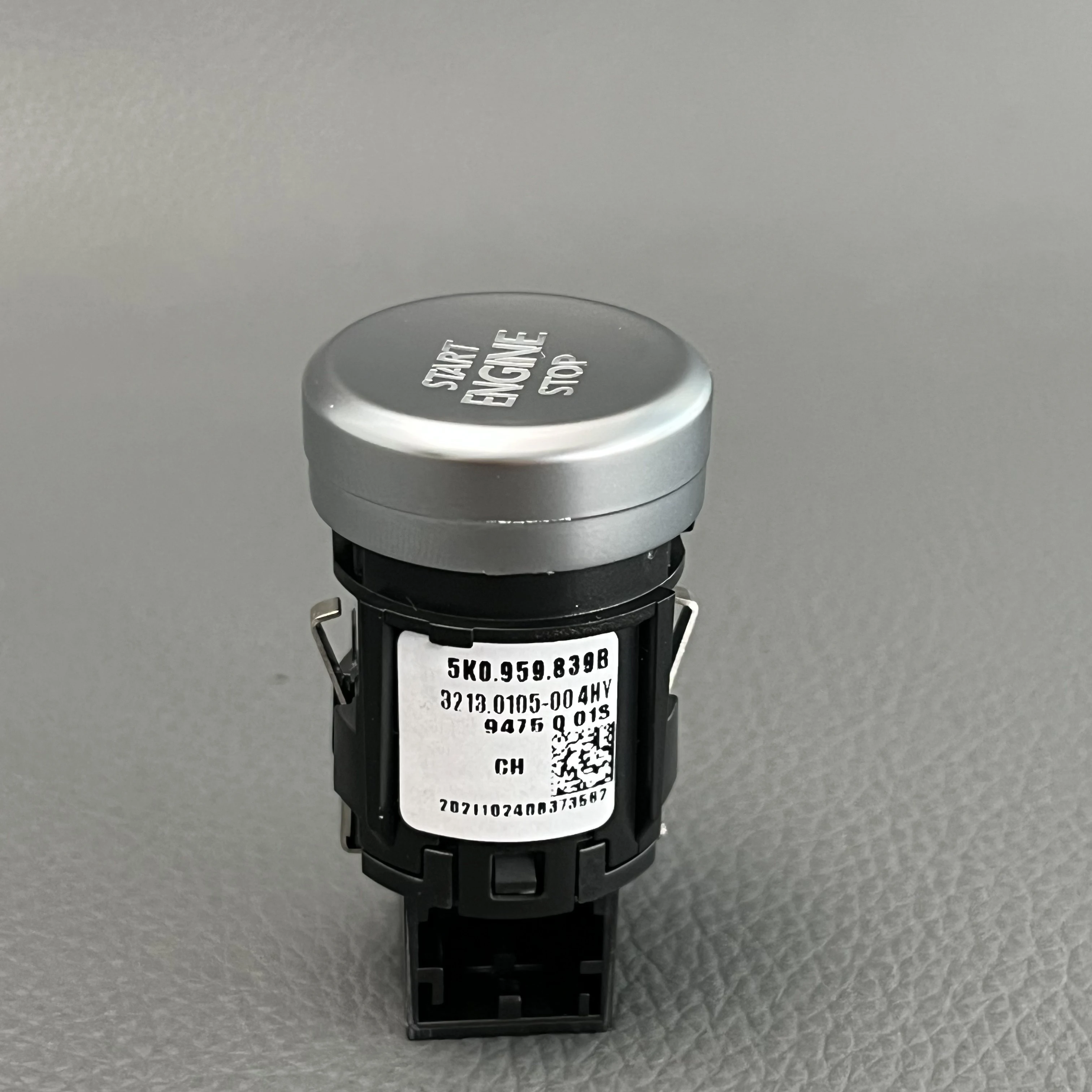 1 Stück Motorstart-Stopp-Knopfschalter für VW Golf 6 Scirocco XL1 2009-2018 5K0959839 5K0959839A 5K0959839B – Detail 2