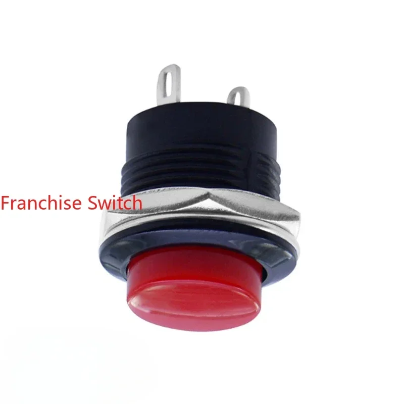 10PCS push button switch PB-02-PM-R self-reset mounting hole 16MM