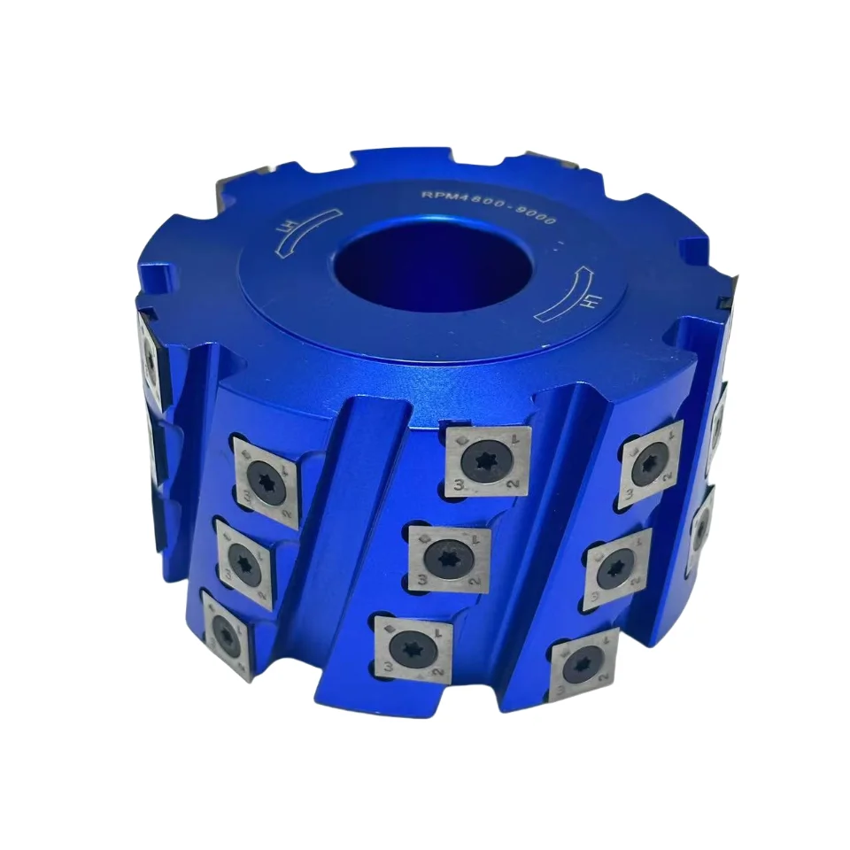 

Woodworking Planer Machine OEM Reversible Knives Shaft Helical Spiral Cutter Head