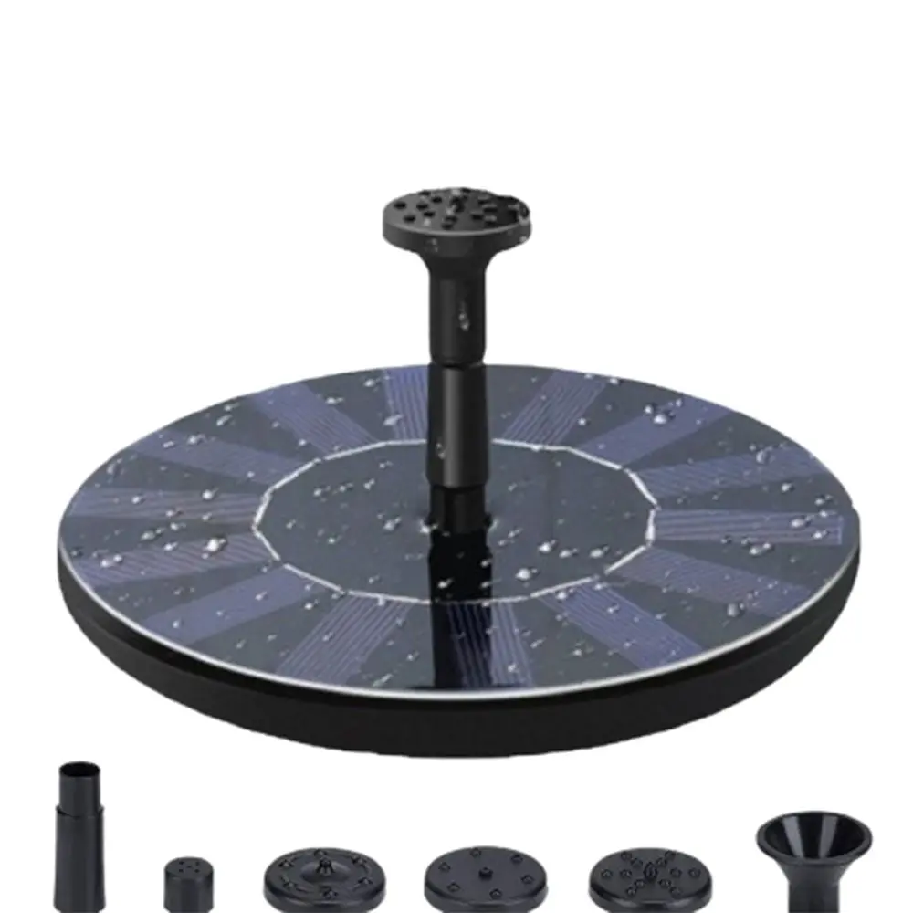 

Energy-saving Solar Fountain Pump 13/16/18cm Versatile Floating Solar Powered Water Fountain Circular