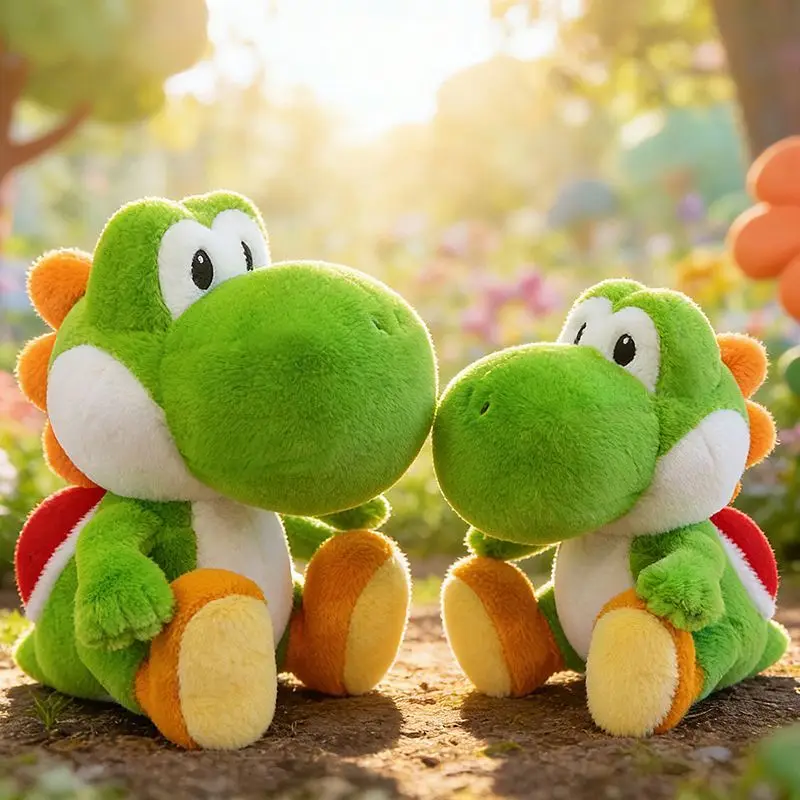

Плюшевая игрушка SuperMario Yoshi 2026, 30-70 см, черепаха Йоши, плюшевая кукла по мотивам мультфильмов и игр, подарок на день рождения
