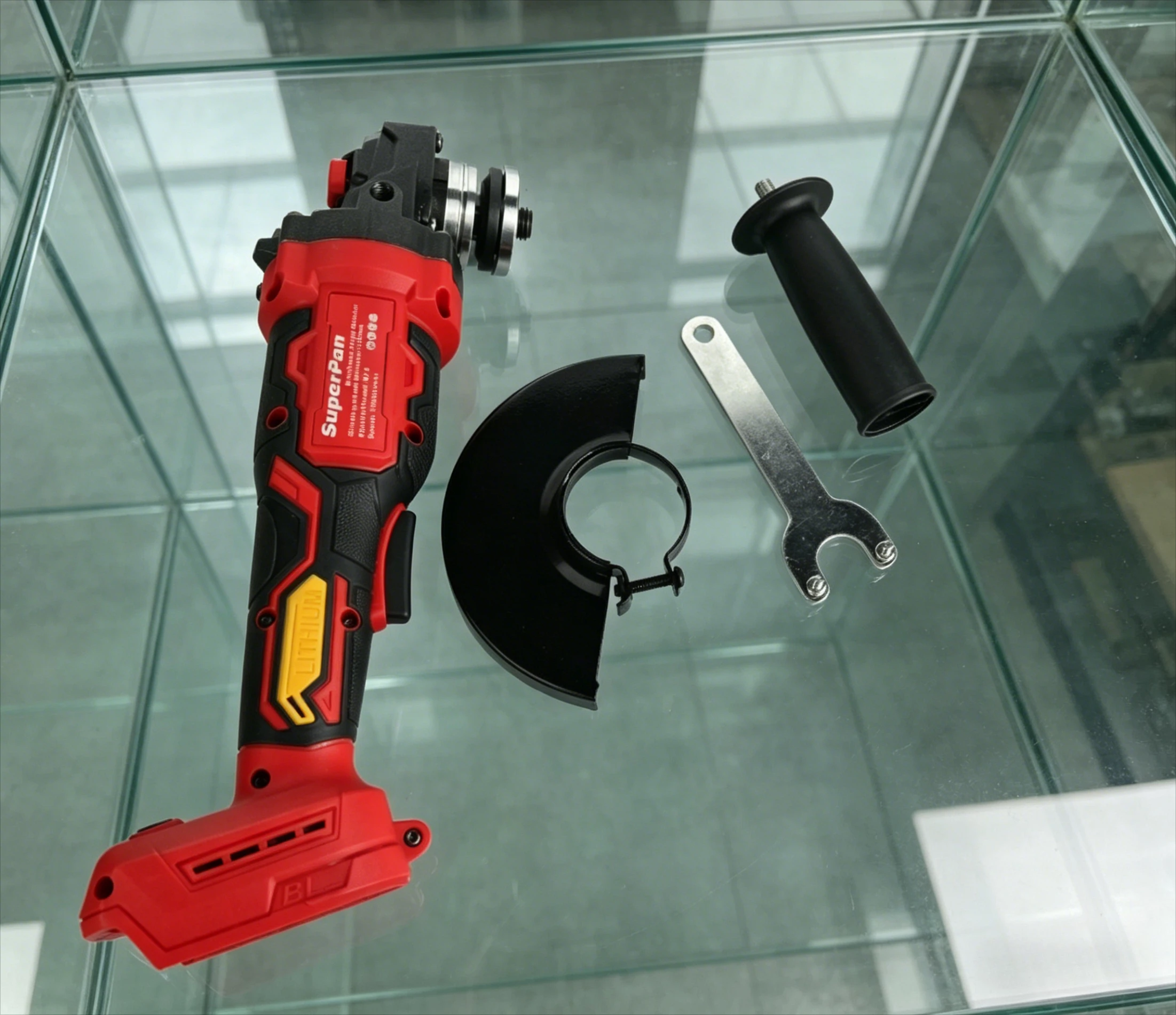 

Высокоскоростная бесщеточная угловая шлифовальная машина, 10000 об/мин, быстрая резка и шлифовка, беспроводной электроинструмент, без аккумулятора, для батарей Makita.