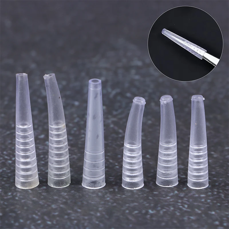 Tweezers Tips Protect Case Prevent Hit Eyelashes Extension Supplies Accessories 10/20Pcs Eyelashes Tweezers Silicone Covers