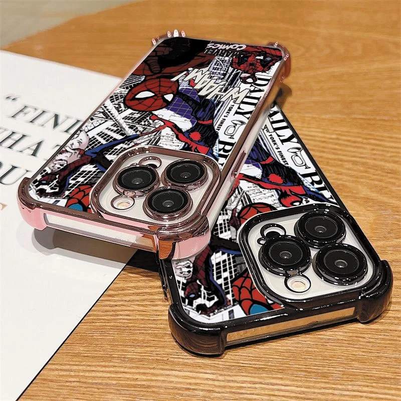 Marvel Spider-Man Handyhülle für OPPO Reno 14F 13F 11F 12F 8T 11 12 5 6 7 8 10 14 Pro 7Z 8Z F11 F29 Pro Gehäuse Malerei Cover