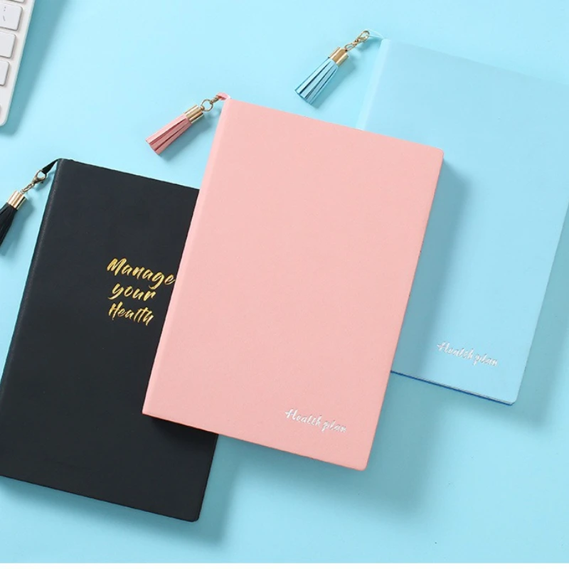 Niche Fashion Slimming Exercise Training Weight Management Planner Healthy Fat Loss Schedule Book Fitness Record Book