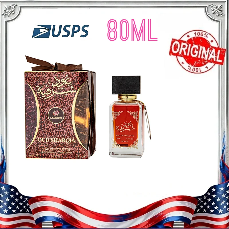

80ML Arab Perfume Long Lasting Unisex Fragrance Sandalwood Perfume Roses Floral Note Cologne Vanilla Perfume Free Shipping
