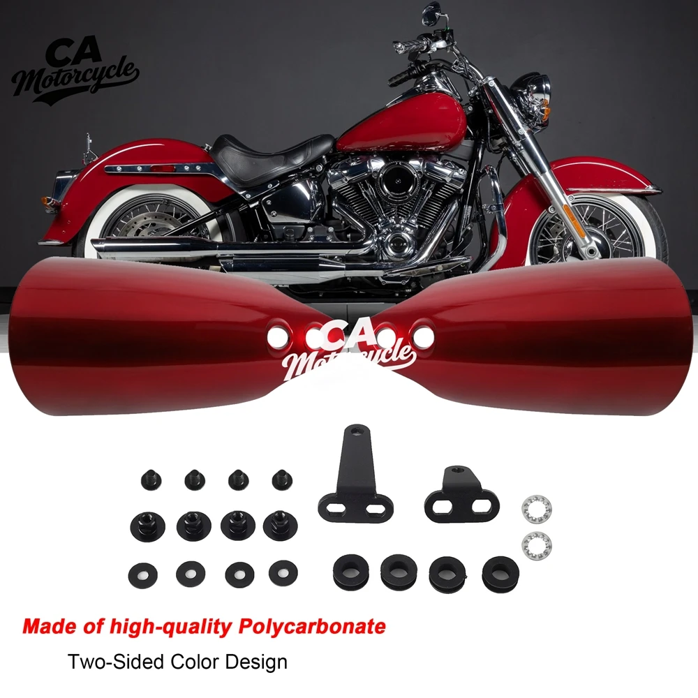 Motorcycle Hand Wind Guards For Harley Softail Deluxe FLDE Street Bob FXBB 18-20 Standard FXST Heritage Classic 114 FLHCS 18-24