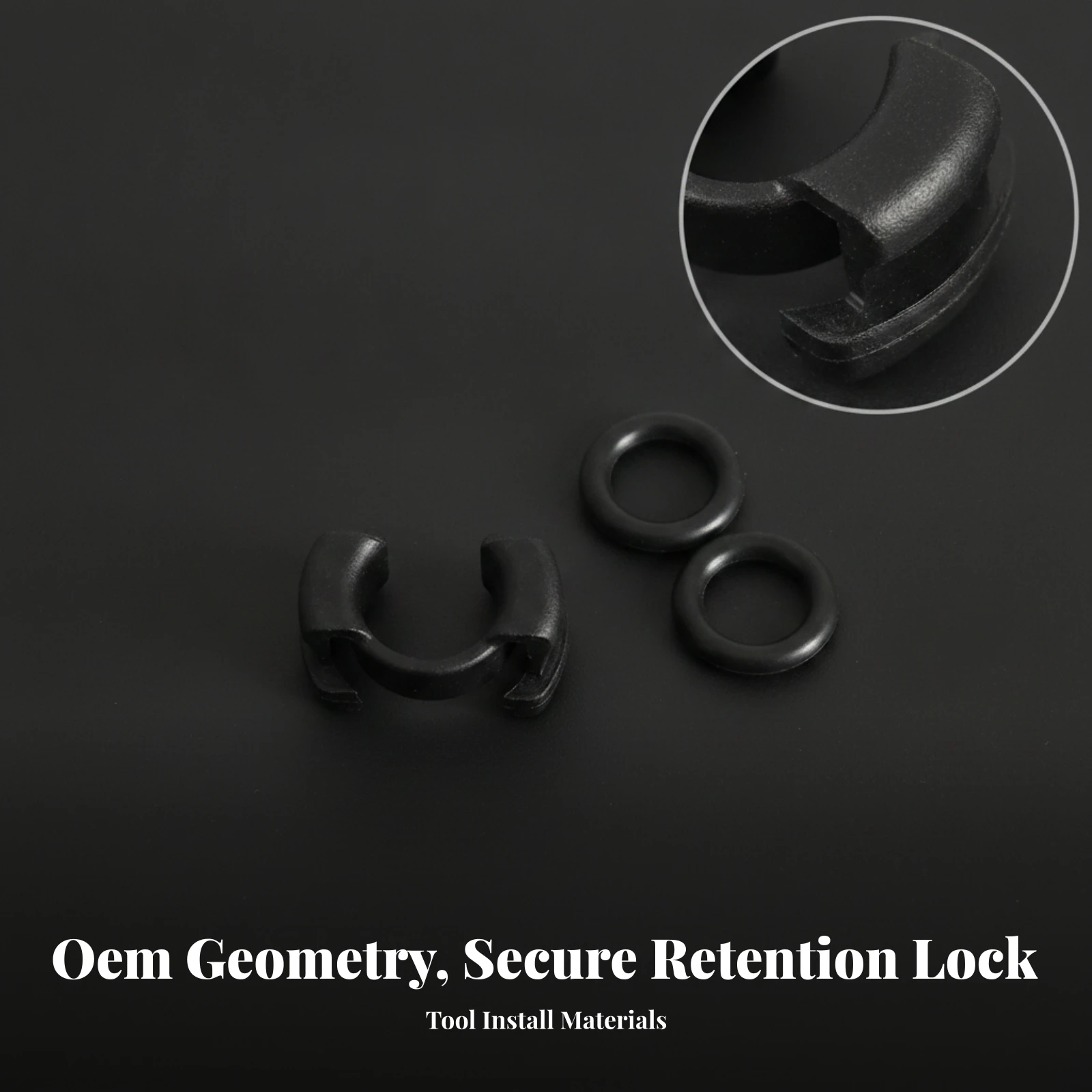 Car Pipe Clamp with Rubber Sealing Rings Slim Fastener for Japanese Automaker Owners, Engine Bay