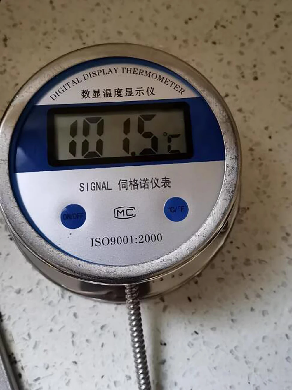 Termometer tampilan Digital, alat ukur suhu industri dengan 5M tahan air-50 ℃ ~ 200 ℃