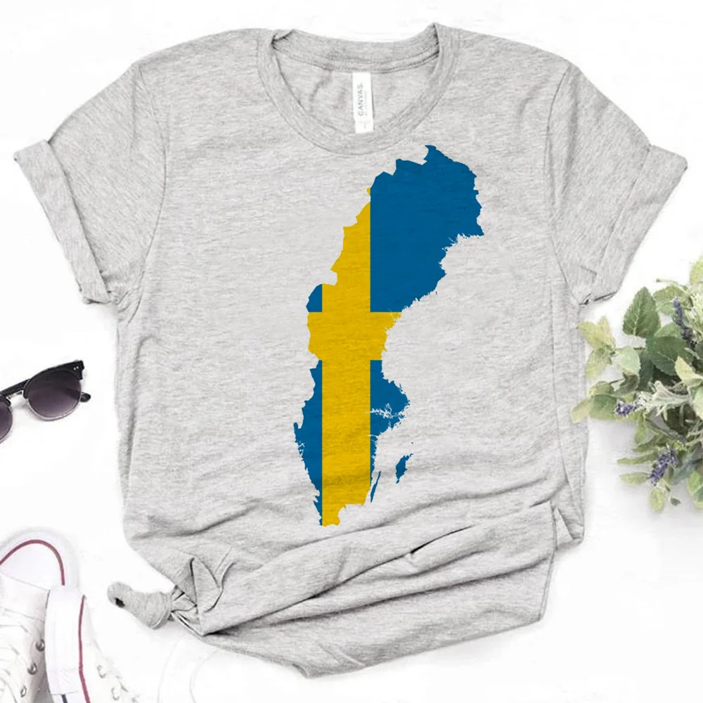 Swedish Tee women Japanese manga t-shirts girl Japanese clothes