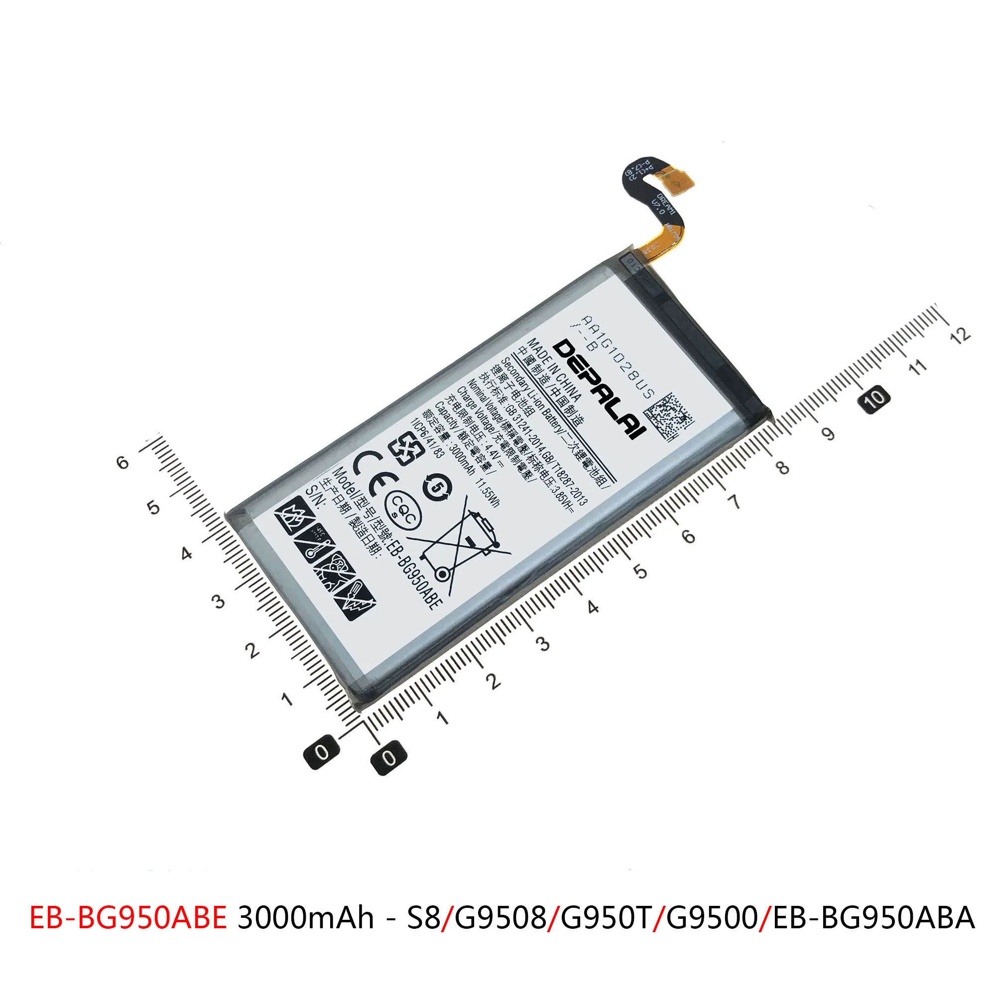 EB-BG892ABA Battery For Samsung Galaxy S8 Active S8Plus+ G9550 S8 G9508 G950T Batteries EB-BG950ABE EB-BG955ABE Repair Parts