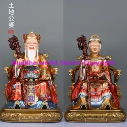2026 NEW Southeast Asia God of wealth TU DI GONG PO BUDDHA figure HOME SHOP protection Prosperity LUCK CAI SHEN FENG SHUI statue