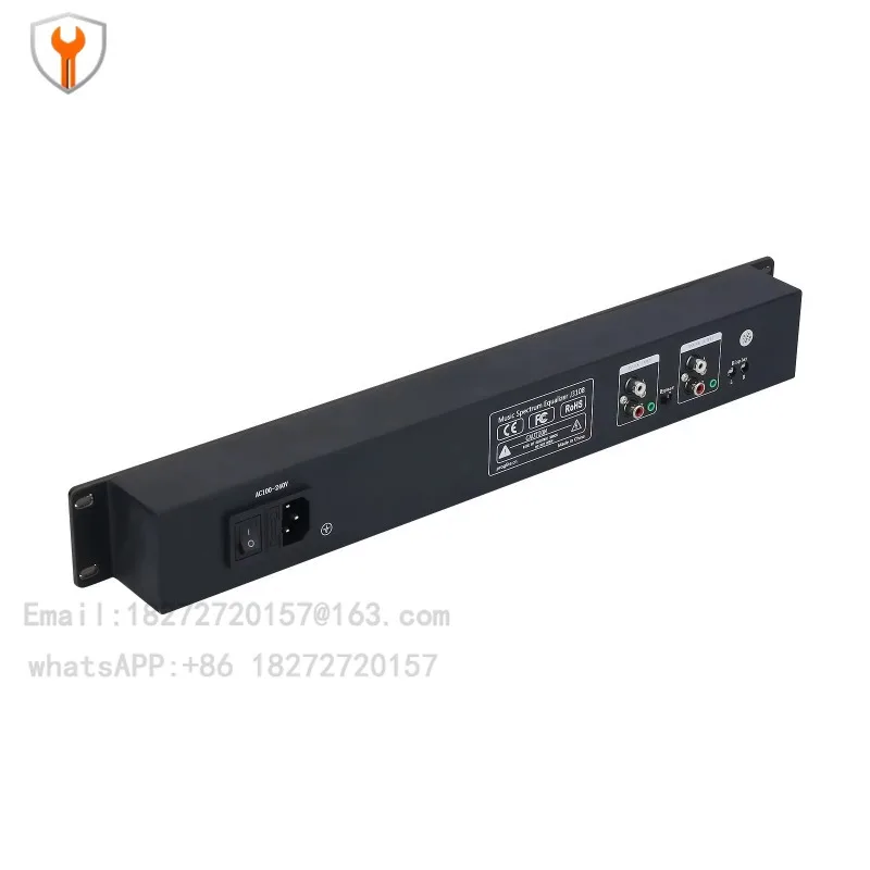 31-Band music spectrum display 15-band digital equalizer with remote control for home stage KTV performances