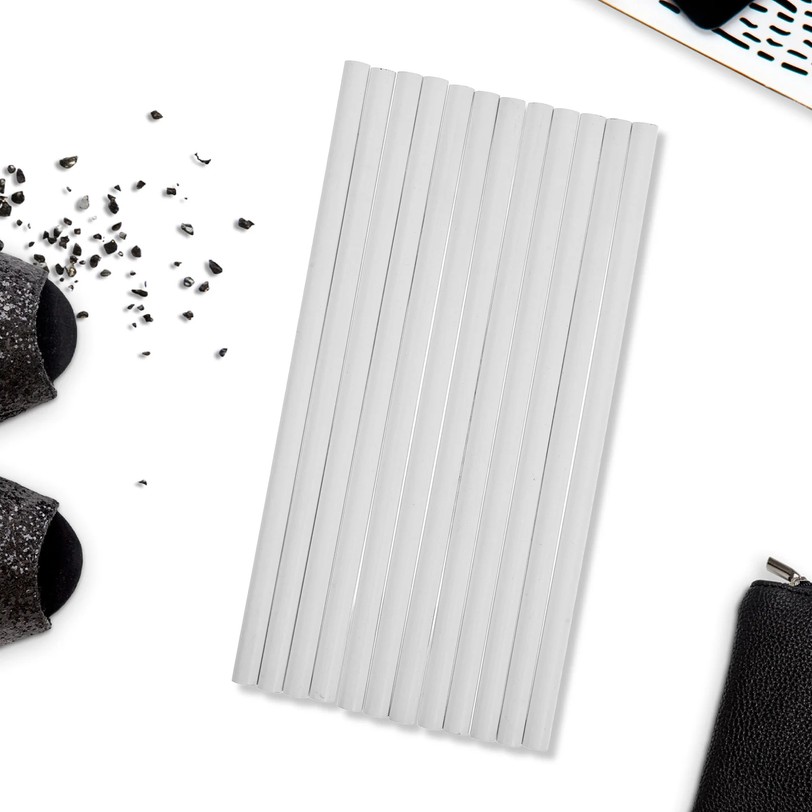 12個入りネイルドットペン、ラインストーンピッカーペン、ネイルアートツール、マニキュアジェムクリスタルピッカーペンシル、ラインストーン用ワックスペンシル