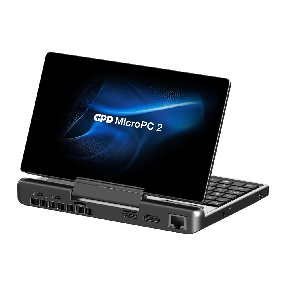 GPD MicroPC2 Indústria Laptop 7 Polegadas Mini Intel i3 N300 16GB/512GB Windows 11 Computador Portátil Notebook para Negócios
