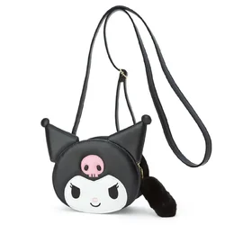 MBTI Schwarz Kuromi Umhängetasche für Frauen Leder Kleine Mode Cartoon Exquisite Umhängetasche Weibliche Luxus Designer Handtaschen