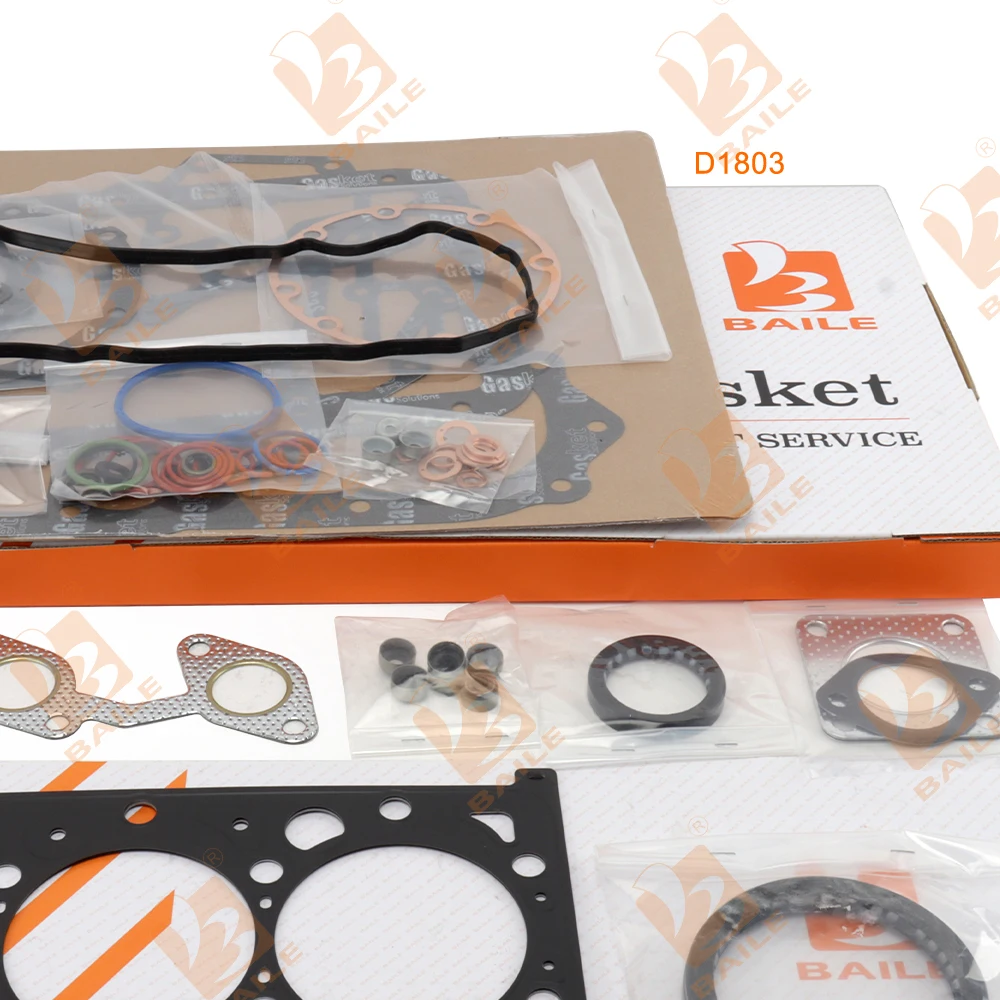 D1803 Full Gasket Set Kit For Kubota Overhaul Rebuild Kit Engine