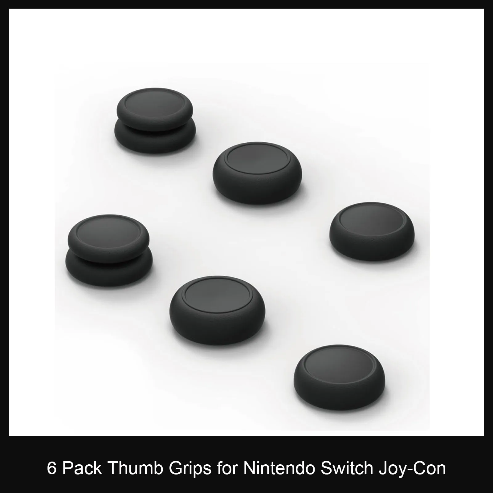 Skull & Co. JoyCon Thumb Grip Set FPS CQC Joystick Cap Thumbstick Cover for Nintendo Switch / Switch OLED Controller (6PCS/PACK)