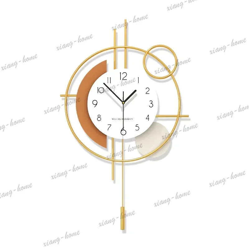 Best Sellers Modern Luxury Silent Pendulum Wall Clock Elegant Creative Home Decor For Living Dining Room Wall Mounted