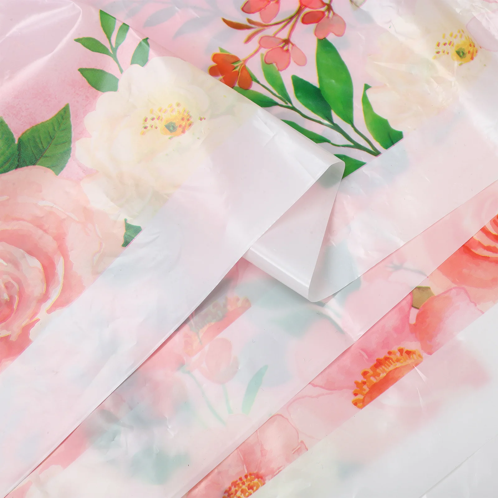 

3Pcs Baby Shower Tablecloth Reusable Plastic Table Cover Lightweight Foldable for Birthday Party Gathering Accessories