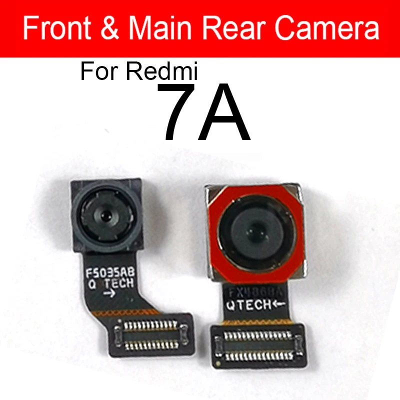 Rear Front Camera For Xiaomi Redmi 6 7 6A 6 Pro For Redmi Note 6 7 Pro Back Camera Facing Small Camera Model Phone Repair Parts
