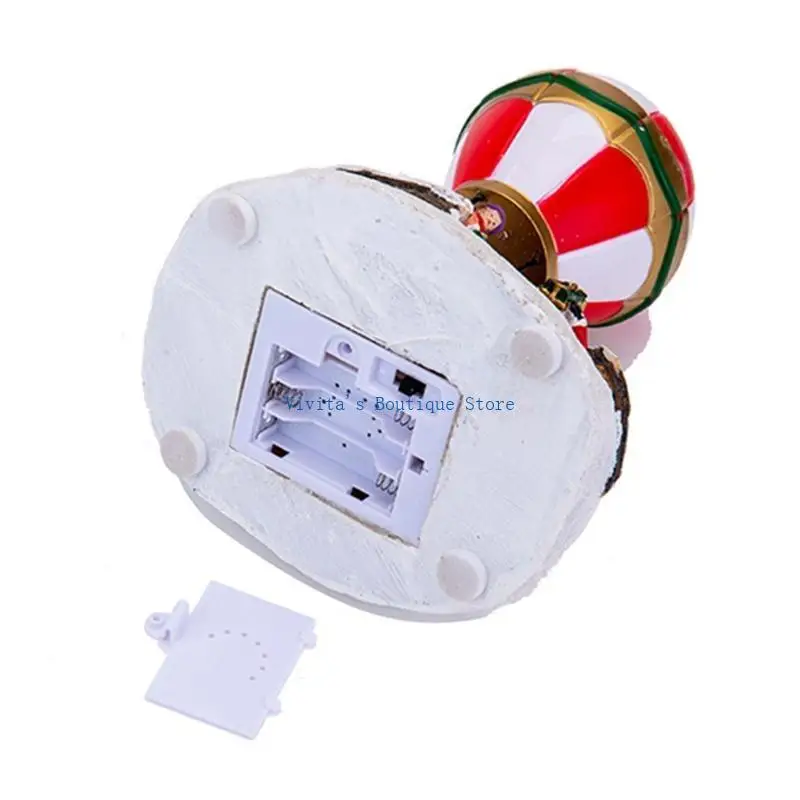 

Музыкальная шкатулка, рождественский орнамент из воздушных шаров, украшение для рабочего стола из смолы, рождественские подарки