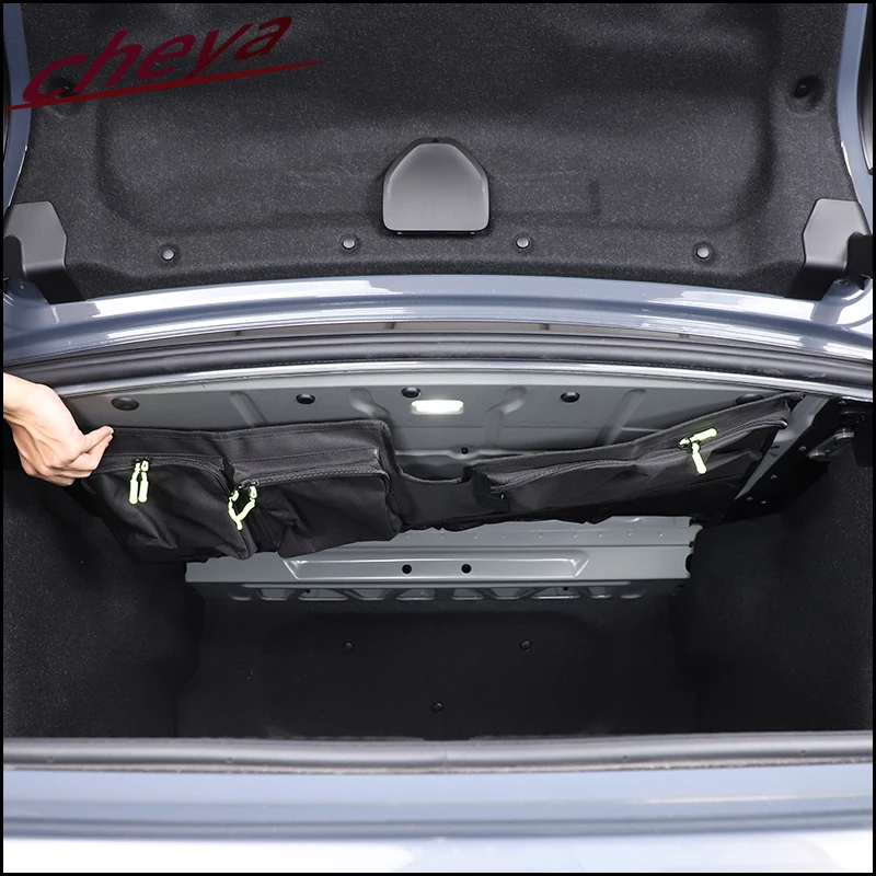 

For BMW 5 Series 530i VIII G60 G61 G68 2024+ Oxford cloth Car Trunk Storage Hanging Bag Car Interior Storage Decoration