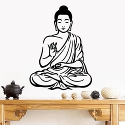 Buddha Wall Sticker Home Decor Vinyl Wall Stickers for Living Room Bedroom Sticker Mural Room Decoration Wall Decals