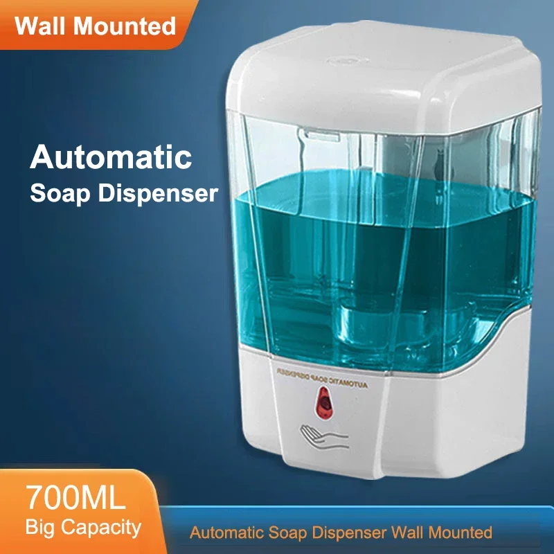 700ML Big Capacity Fully Automatic Soap Dispenser Wall Mounted Hand Soap Induction Machine