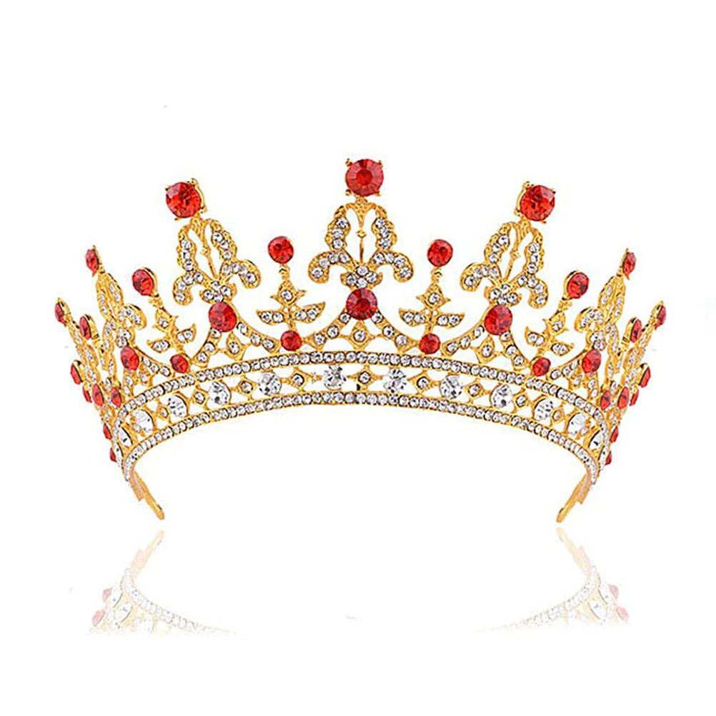 

Wedding Crown Tiara Bridal Headpiece Gorgeous Color Brightness Lightweight Portable Engagement Parties Elegant Design Exquisite