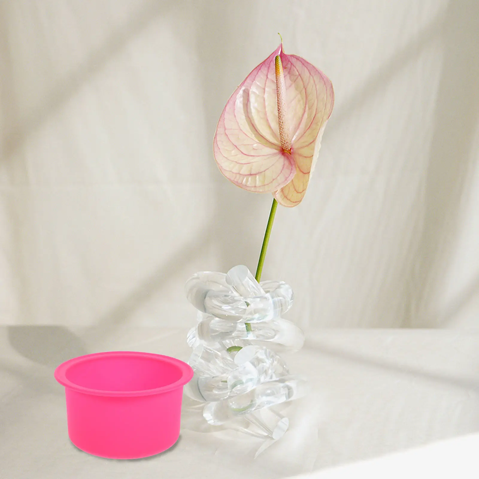 

Silicone Wax Melting Pot Pink Reliable Non-Stick Wax Heater Inner Bowl Heat Resistant Waxing Bowl Container Hair Removal Tool