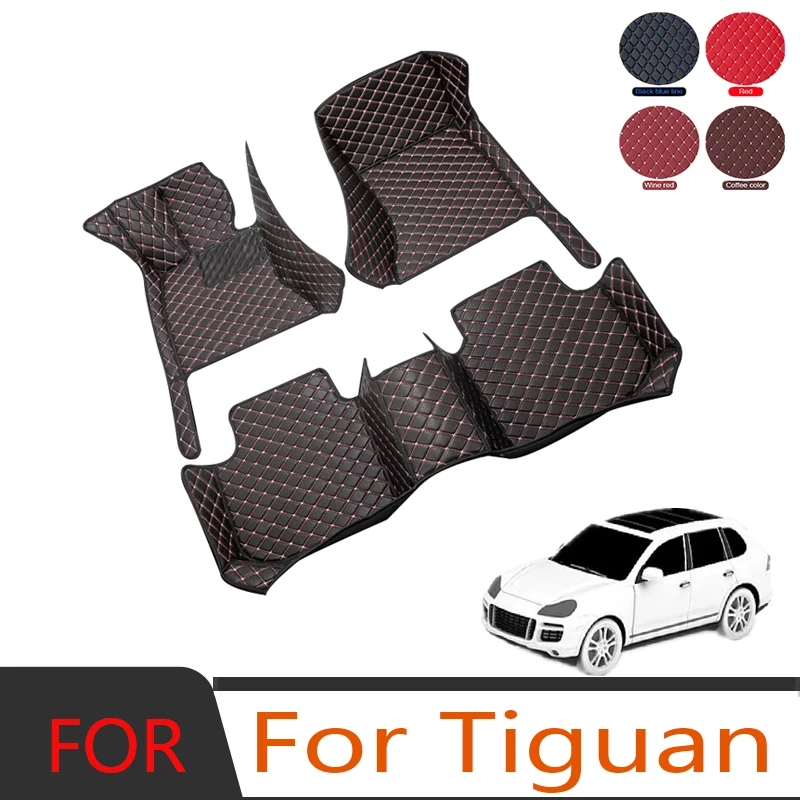 

Car Floor Mats For Tiguan 2019 2018 2017 Carpets Custom Accessories Interior Waterproof Auto Parts Products For VW VW