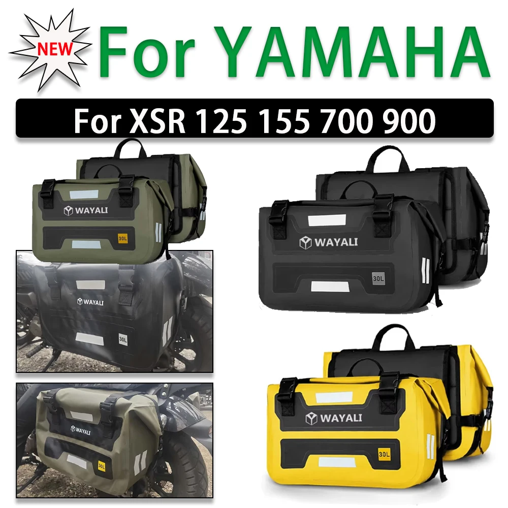 

For YAMAHA XSR 125 155 700 900 XSR700 XSR900 Motorcycle Saddle Bag Waterproof Tool Bag Large Capacity Luggage Storage Panniers