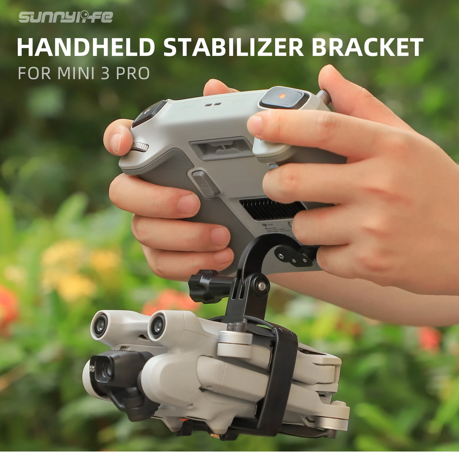 For MINI 3 PRO Drone Handheld Gimbal Bracket Stabilizer For Mini 3 Pro DJI RC Holder RC-N1 Mount Grip Drone Accessories