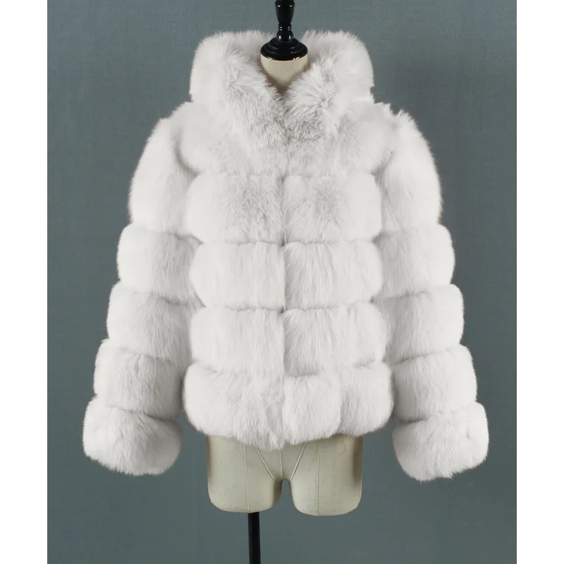 2025 خريف شتاء جديد قبعة قصيرة أفخم معطف معطف المرأة الأوروبية والأمريكية التدفق #5