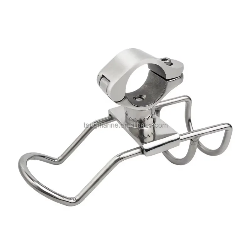 Stainless steel wire welding on fishing rod holder - fishing rod holder on board
