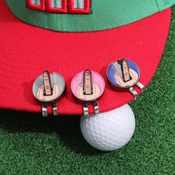 Funny Middle Finger Ball Marker With Magnetic Cowboy Golf Hat Clip Badge Removable Golf Ball Position Mark Golf Accessories