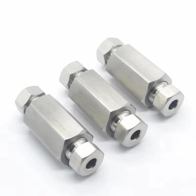 QQW 60K High Pressure Water Jet Spare Head Parts Multiple Sizes Coupling for Waterjet Cutting Machine