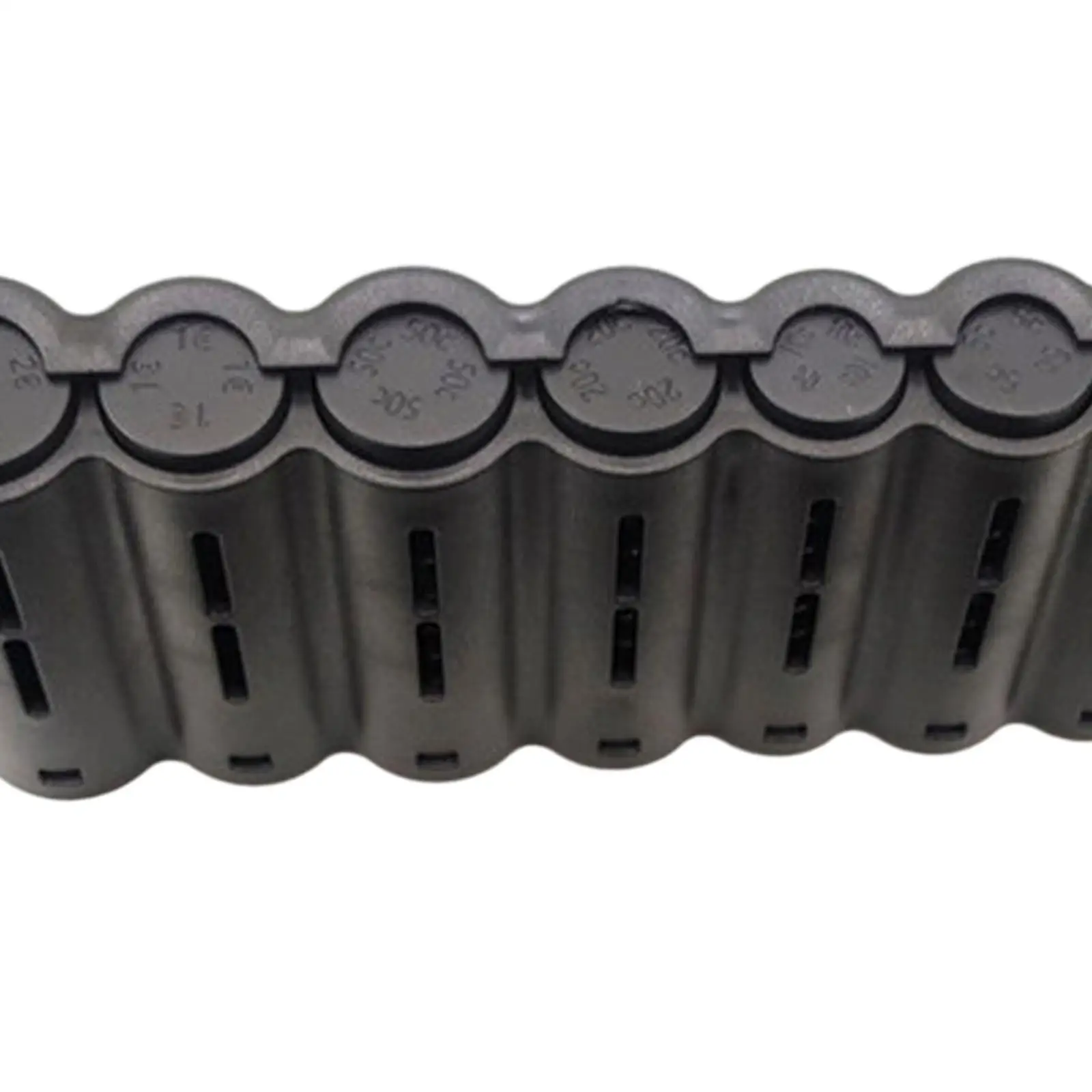 حامل العملات المعدنية الأوروبية 8 فتحات مجموعة العملات المعدنية كبسولة للسيارة أنبوب تخزين العملات المعدنية حامل تغيير العملات المعدنية منظم لشاحنة السفر والسيارة