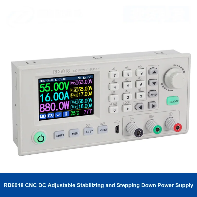 

CNC DC Adjustable Power Supply Stabilizing Switch Experimental Maintenance Power Supply Stabilizing Source 60V Step-Down Module