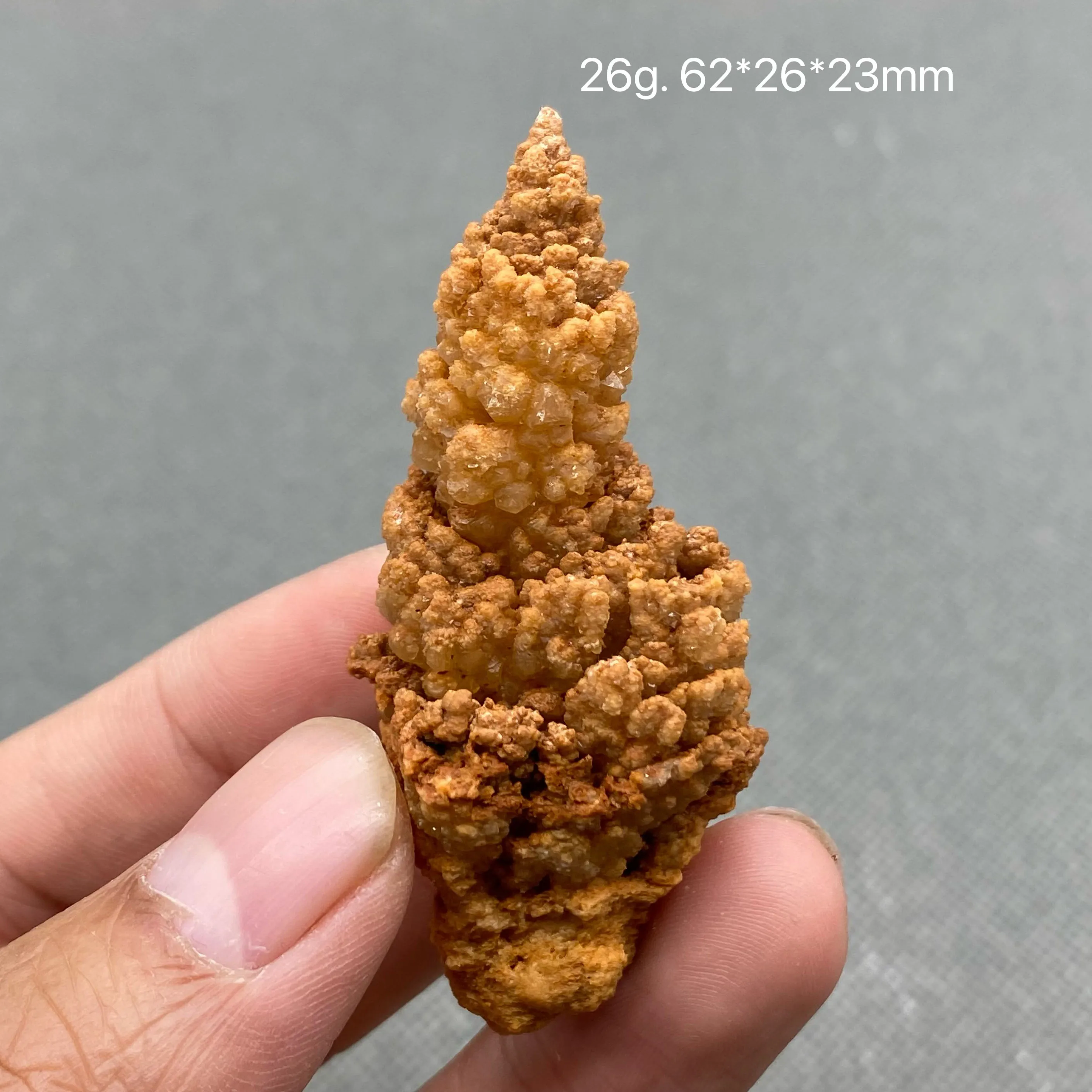 

100% natural wheat ear tip calcite mineral specimen healing crystal gemstone home decoration collectibles