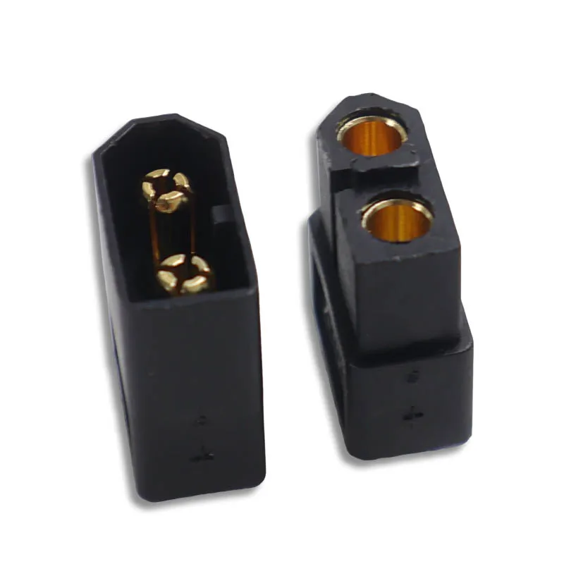 Wholesale XT60 XT-60 Male Female Bullet Connectors Plugs Black For RC Lipo Battery Rc Drone Airplane Car Boat Drone Plane ESC 