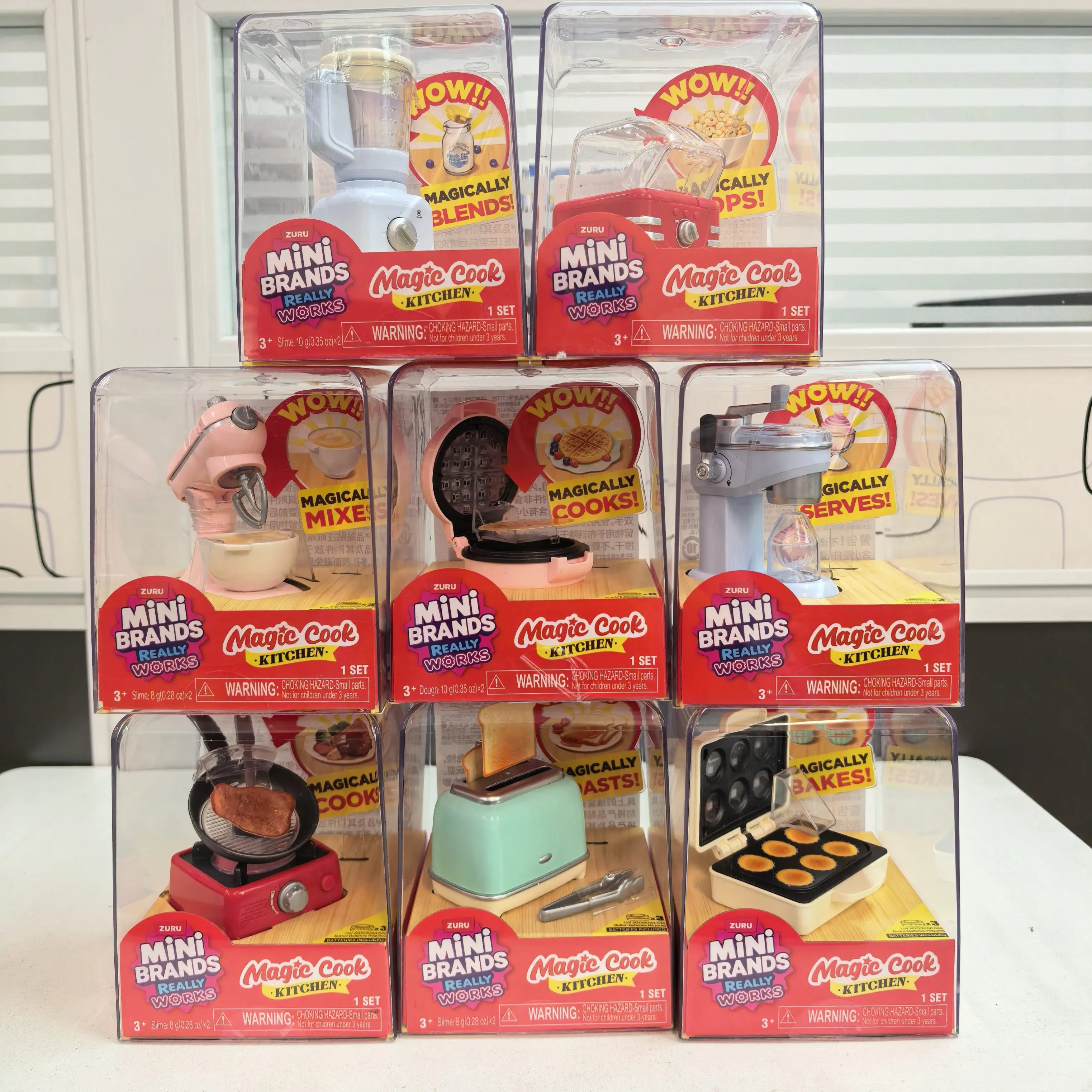 ZURU Mini Brands Magic Cook Kitchen Series Mini Home Appliance Blind Box Miniature Simulation Kitchenware Set DIY Toys