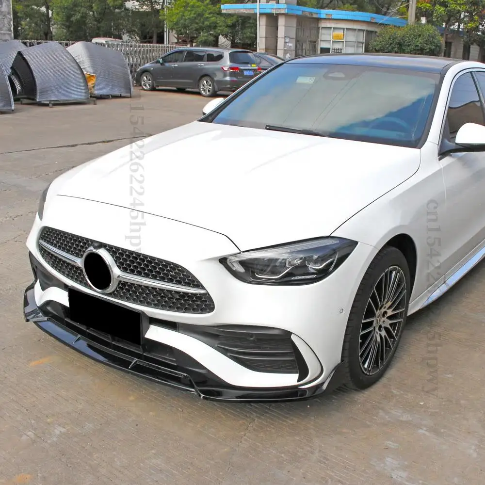 

Suitable for the new Mercedes Benz C-Class W206 2021 2022 carbon fiber modified front bumper lip body modification