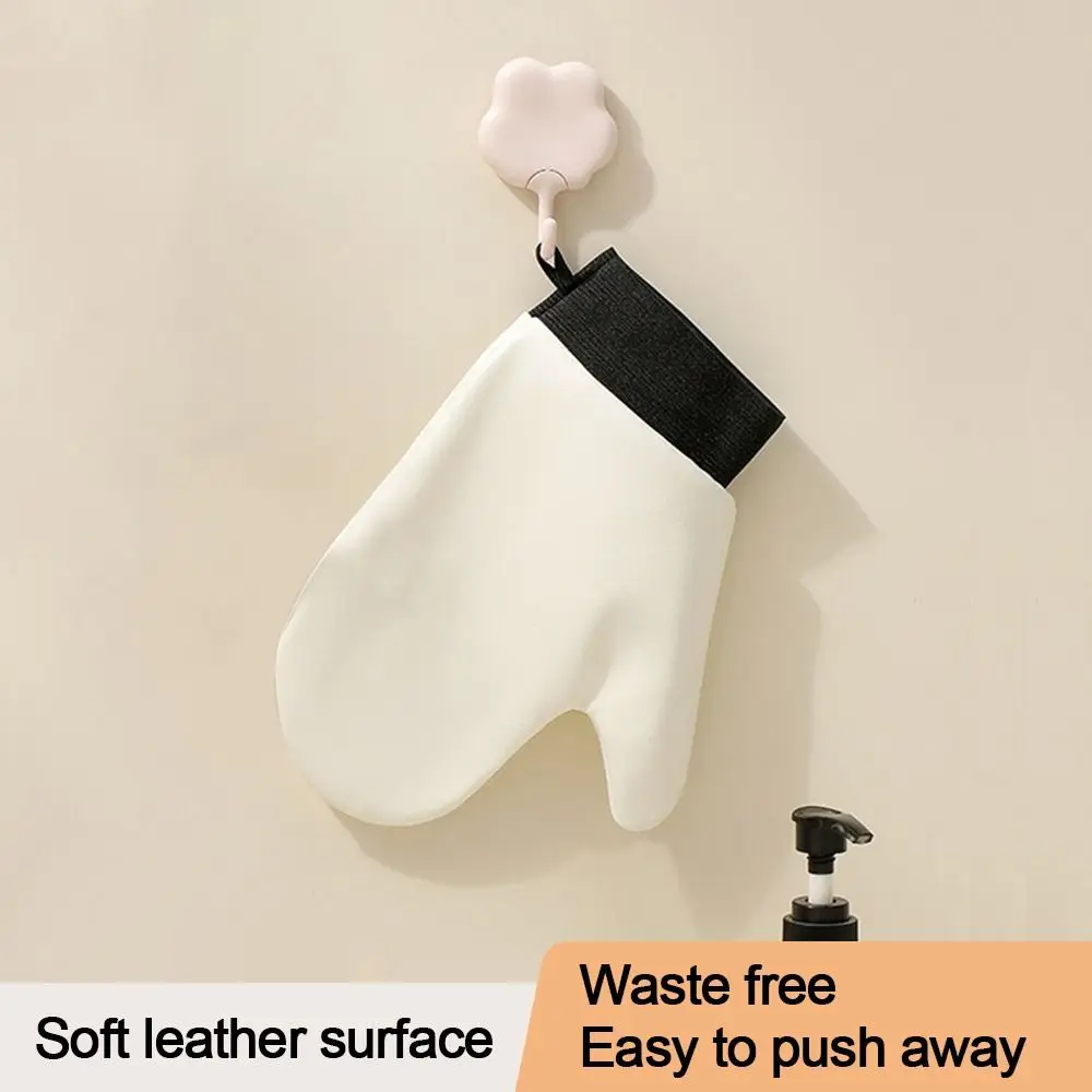 Leather Self-Tanning Mitt Reusable Washable Body Lotion Glove Double-Sided Quick Dry Body Face Self Tan Glove